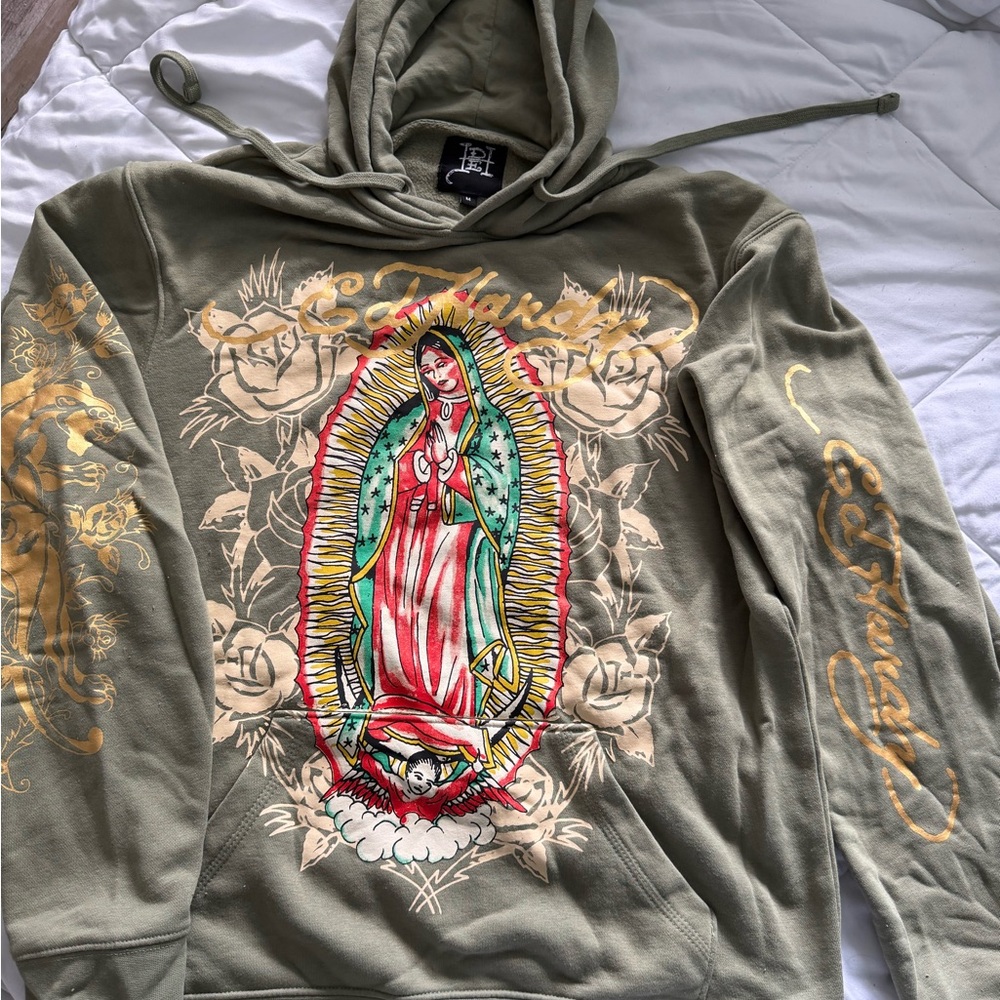 2 Edhardy Graphic Hoodies